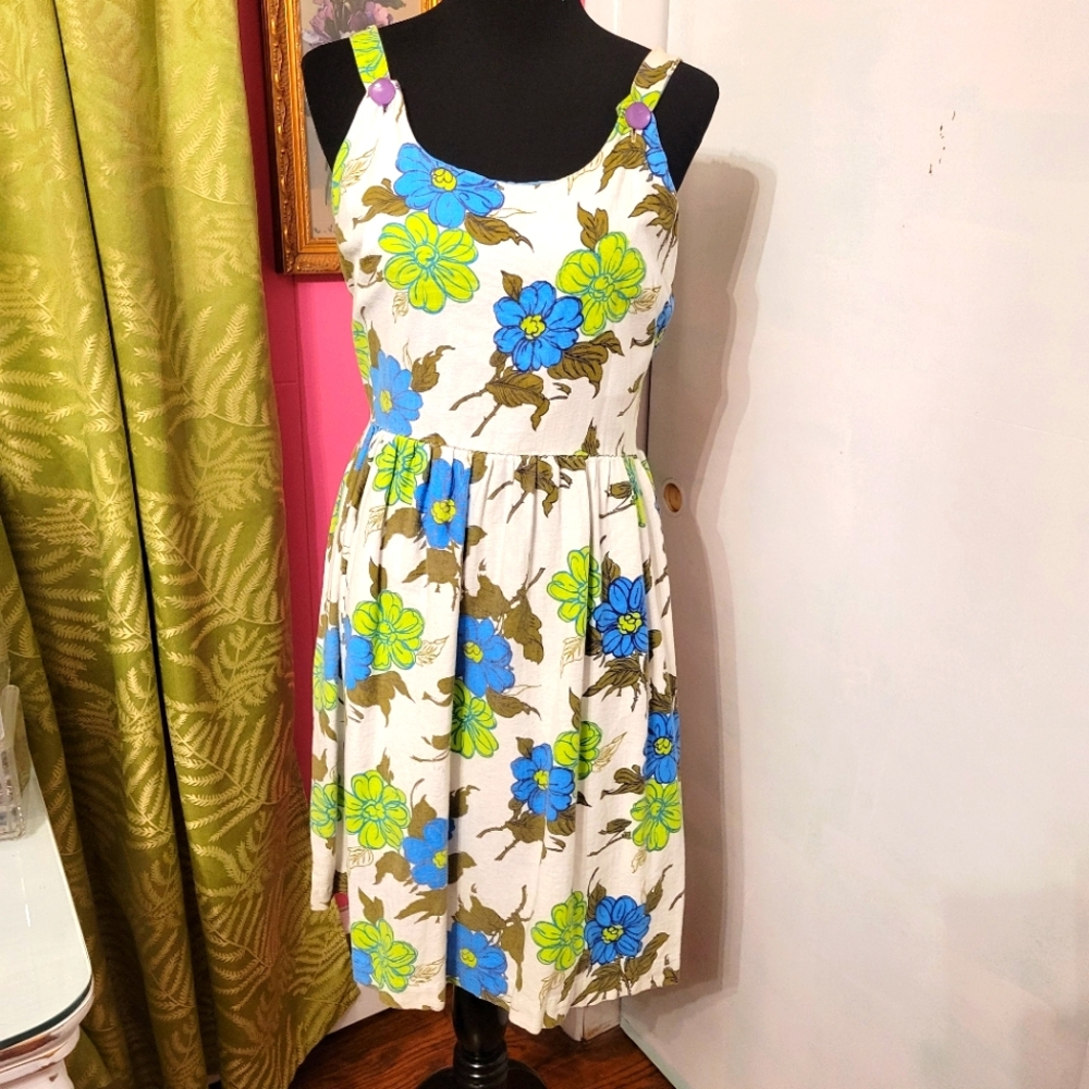 Vintage floral dress